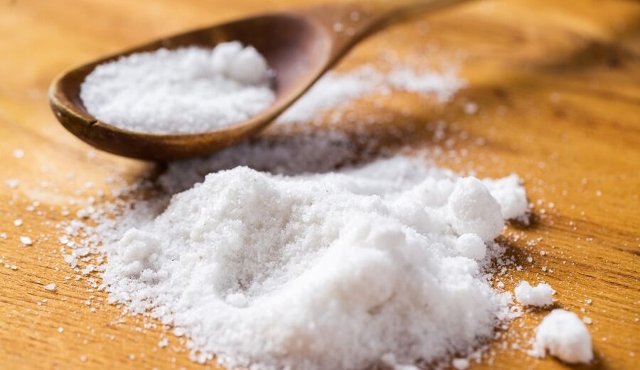 Swelling of salt